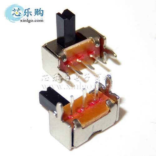 SK-12D07 SK12D07VG5 2档3脚 1P2T 柄高5MM 弯脚插件 拨动开关