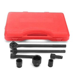 风动套筒和棘套DOM轮套手柄轴器加长杆组套 4‘26件气动筒长短