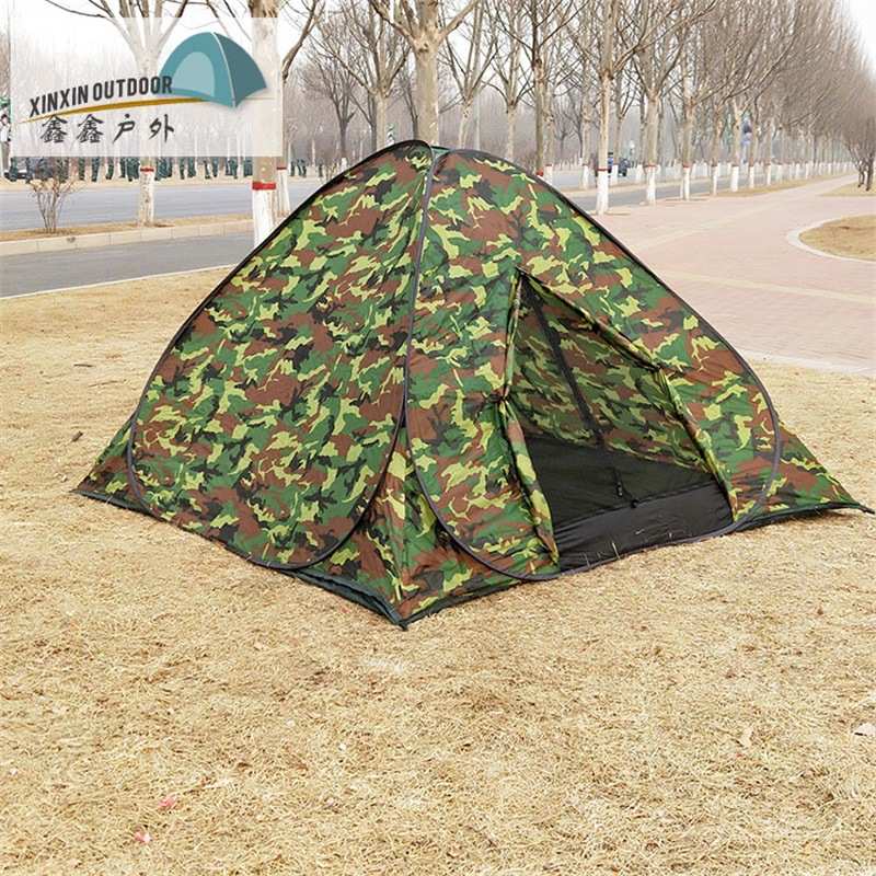 速开帐篷 双人野营免搭建沙滩帐篷 自动折叠户外野营帐篷便携