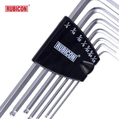 罗宾汉RUBICON特长波头六角扳手套装 RHK-297XL/299XL(英制7/9支)