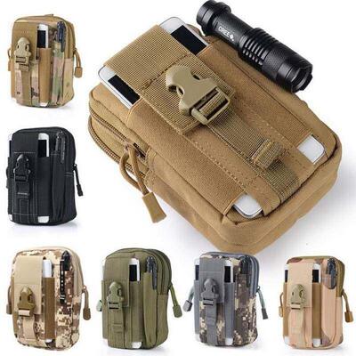 Outdoor Men Waist Pack Bum Bag Pouch Waterproof Tactical Mi1