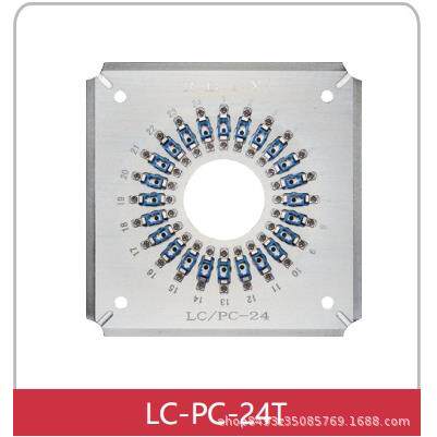 荣邦光纤四角研磨盘厂家四角加压光纤研磨盘LC/UPC-76头LC/UPC