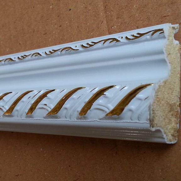 十字绣相框线条 客厅背景墙石膏线条 厂家直销307-1白金 72米/件