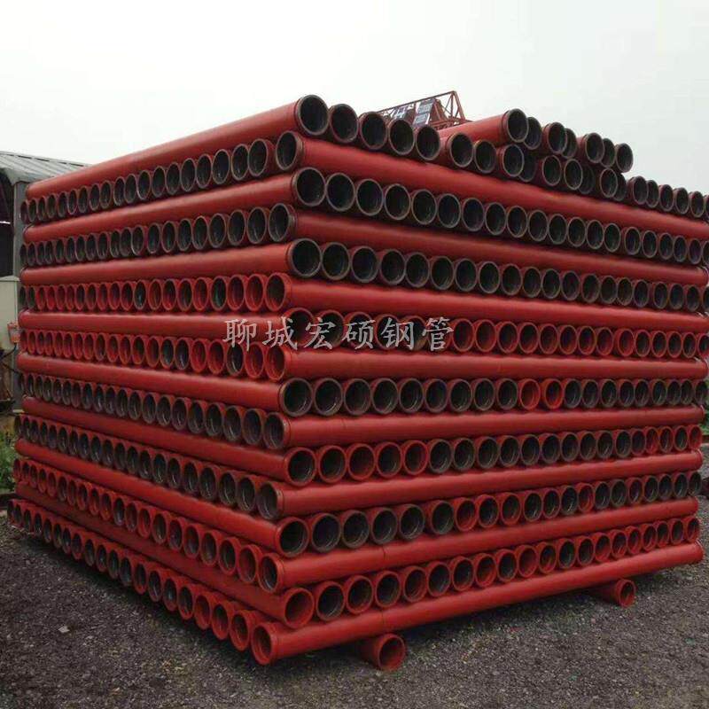 建筑工地架子管6米红白漆架子管 镀锌钢管空心圆管脚手架厂家直销