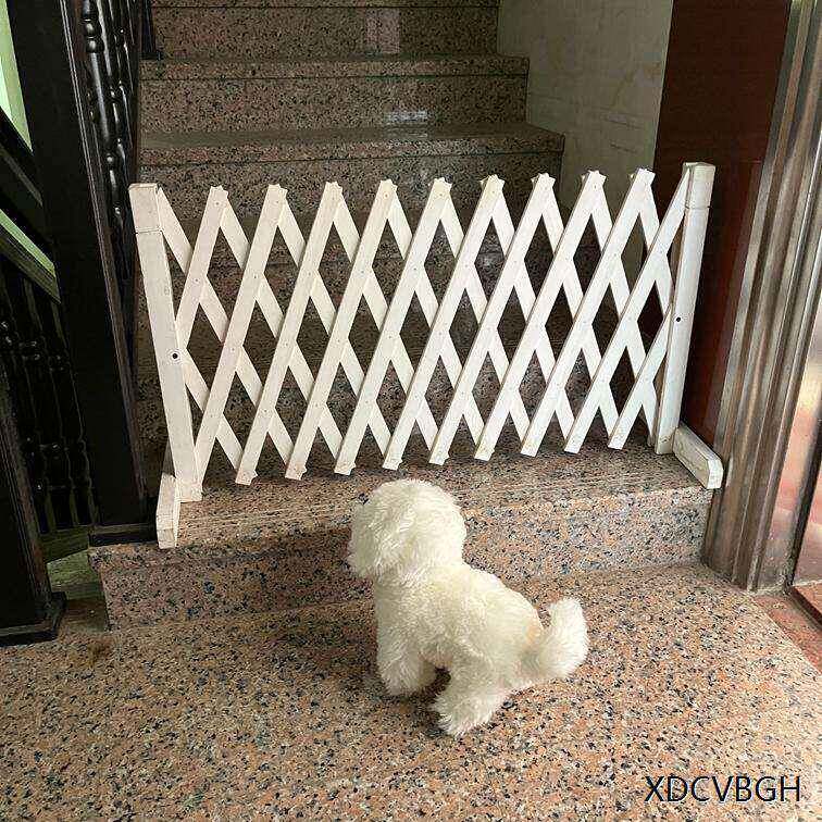 宠物围栏狗笼隔断拦狗栅栏阳台隔离门可伸缩栅栏门挡狗挡猫兔护栏