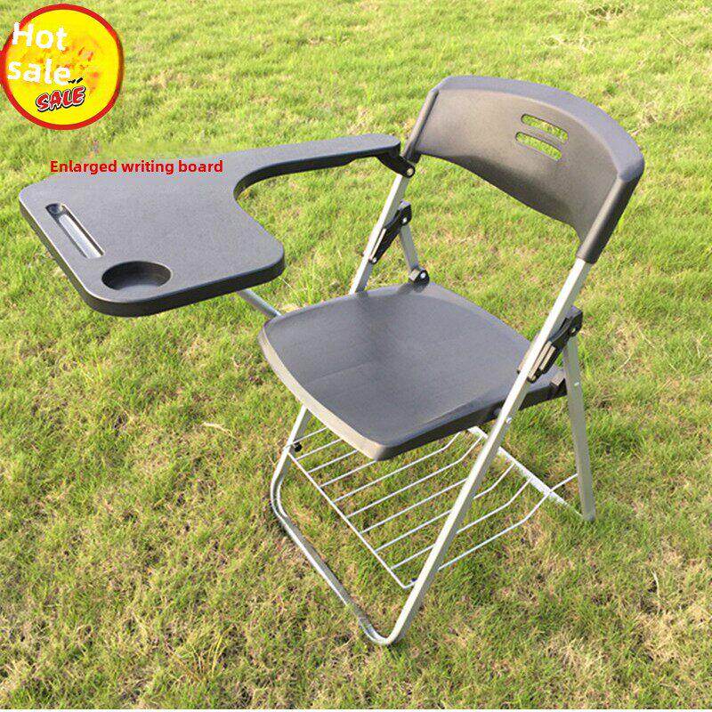 培训椅与扩大的书写板折叠椅会议椅学生小桌子和椅子写作教学椅工