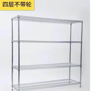 线网货架库镀铬物料转车无尘车间架382仓货架带轮子周家货居收纳