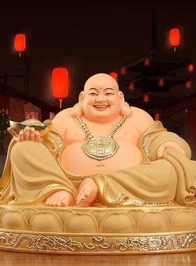 弥勒佛大肚笑佛家用供奉招财摆件公司开 业礼品开 心公司弥勒神像