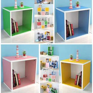 定制书架书柜简易单个阳台柜格子柜夹缝柜订做组合收纳柜小柜子