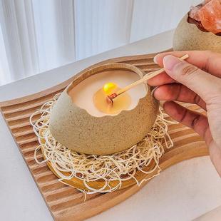 DOSU《温暖的蛋》蛋壳香薰蜡烛摆件生日破壳日礼盒小众送闺蜜礼物