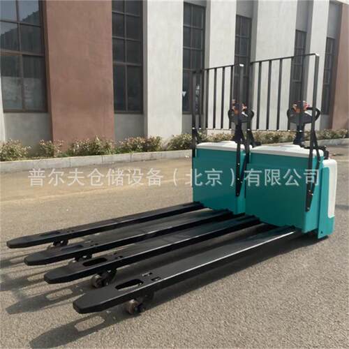 普尔夫3T站驾电动托盘搬运车2吨叉车铲车锂电液压地牛拖车北京