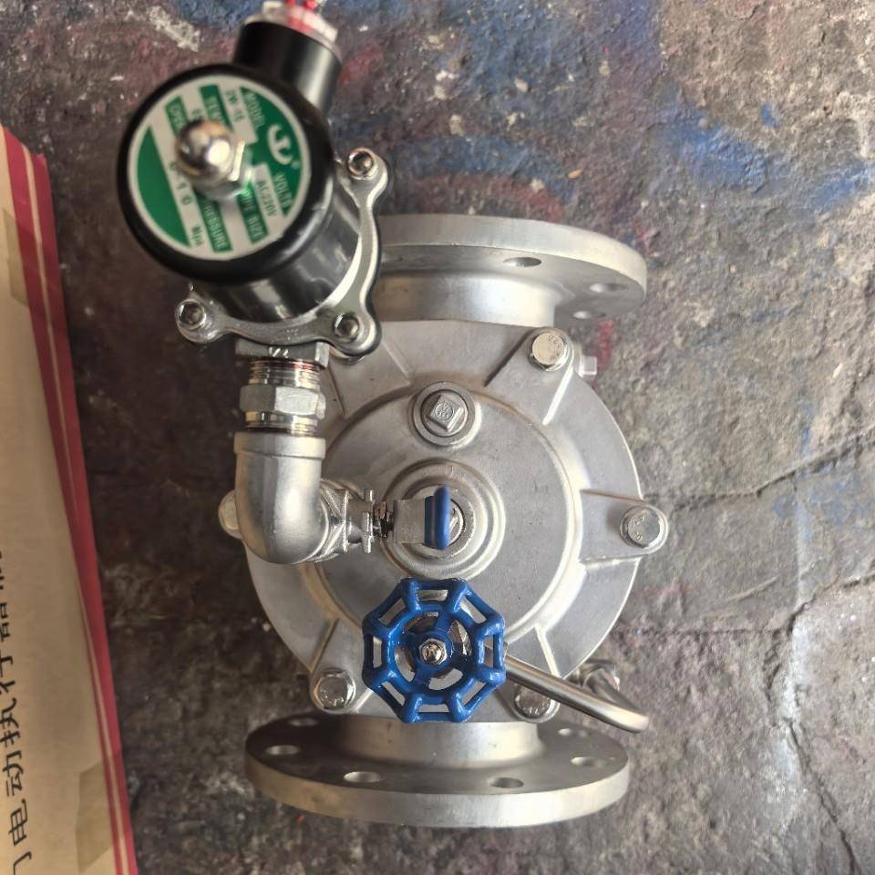 304不锈钢电磁浮球阀电动控制阀电磁阀24V220V电动二通阀