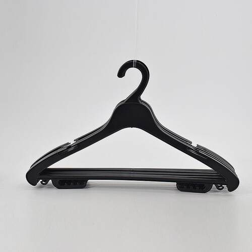 新款直销一次性塑料衣架干洗店服装厂洗衣店专用酒店收纳晾衣架