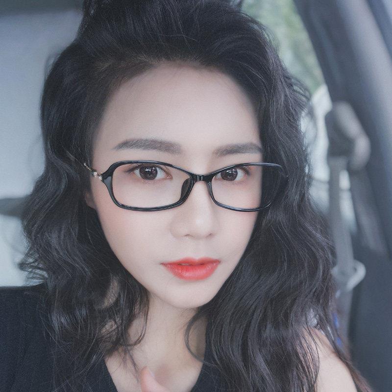 韩版近视眼镜框女白领圆脸tr超轻可配高度数小框眼睛框高级感镜架
