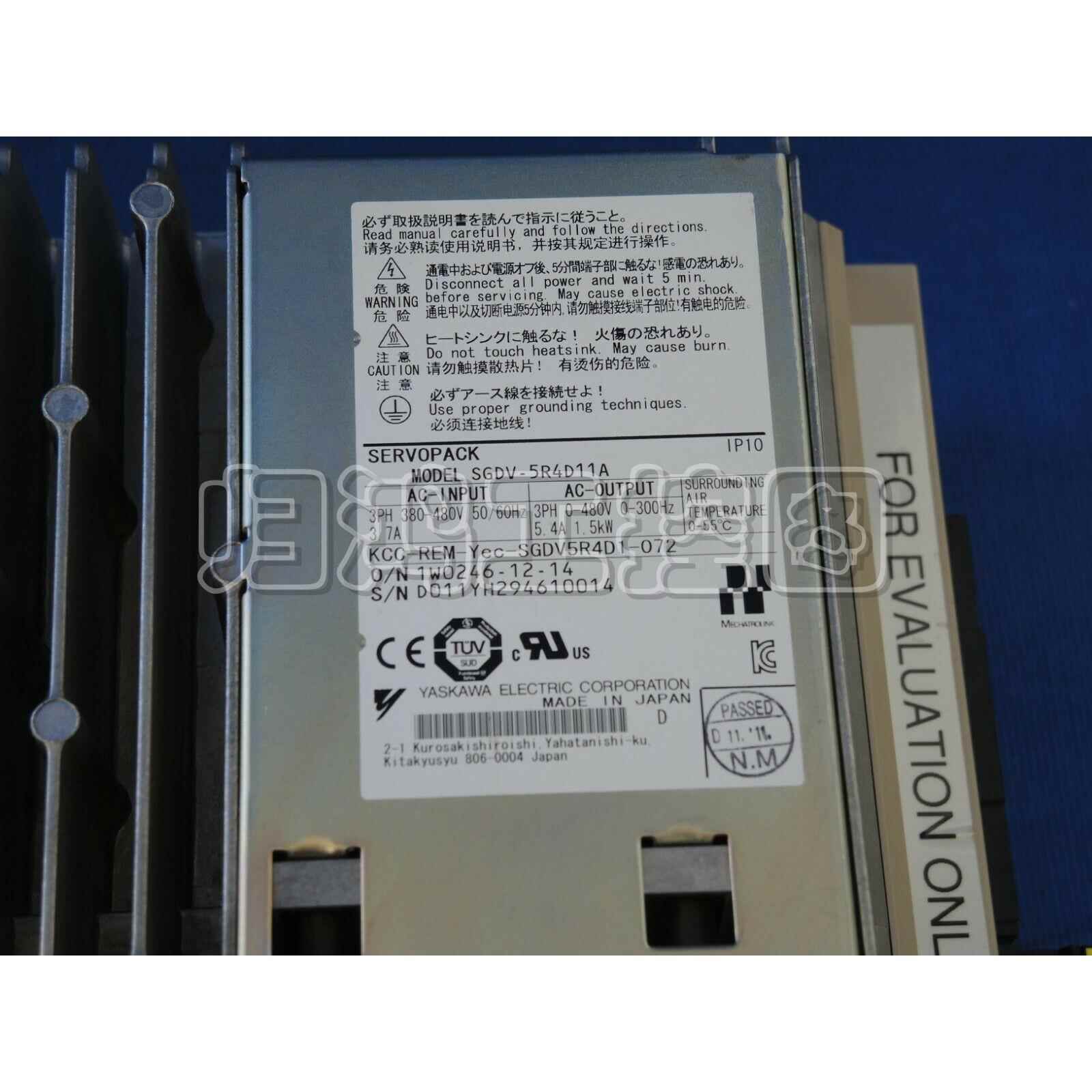 SGDV-5R4D11A 安川伺服驱动器 SGDV-5R4D01A议价