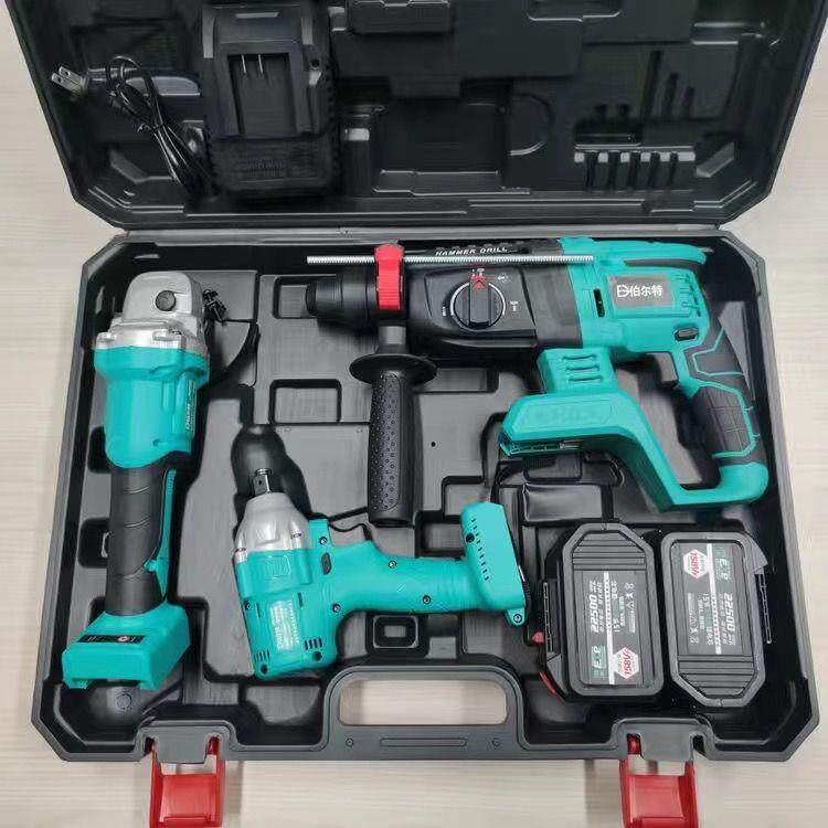 15节电池无刷充电电锤冲击钻锂电款角磨机电钻扳手通用款