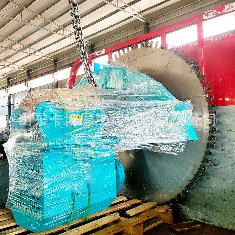挖机改装圆盘锯 钢筋混凝土切割旋转式液压岩石锯 大理石圆盘锯