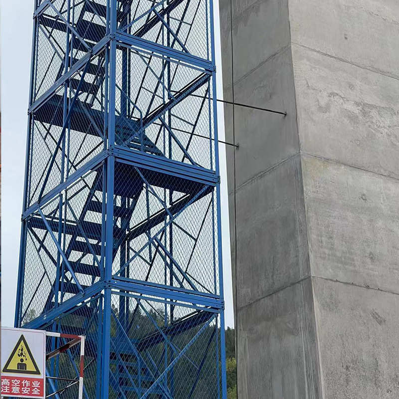 批发箱式安全梯笼 组合式安全梯笼 桥梁墩柱安全梯笼深基坑梯笼