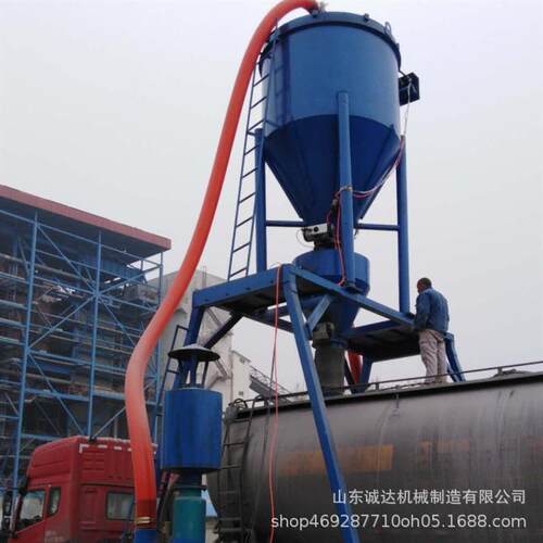 现货供应0吨输送量粉煤灰装车机自吸式库房清灰气力输送机