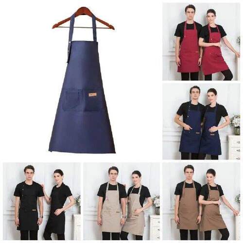Polyester Kitchen Aprons Waterproof Dirt-Resistant Working