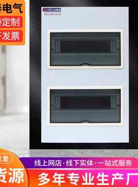 模数化终端组合电气箱家装工程配电箱明装款家用配电箱回路箱