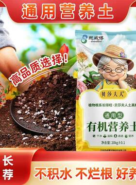 营养土通用型园艺种植土壤种菜种花的专用土家庭阳台花土泥炭土