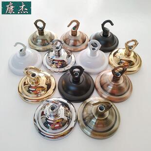 悬挂中式灯笼挂钩阳台鸟笼钩子吸顶盘吊灯固定房顶装饰钩灯具配件