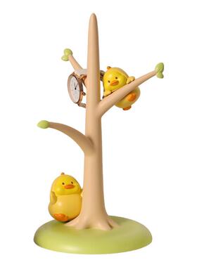 创意礼品抱抱MM9083-3饰鸭爬爬装架品乔迁新居入户玄关收纳脂摆树
