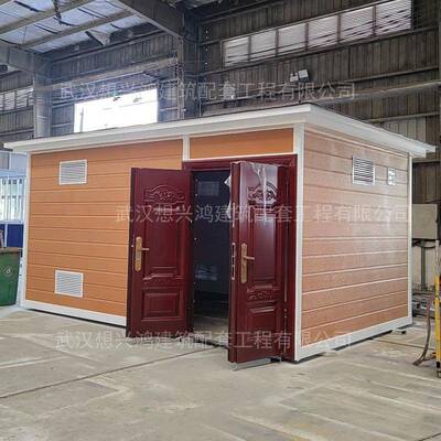 无底设备房钢结构泵房发电机房防雨间活动板房一体化机器人罩雨间