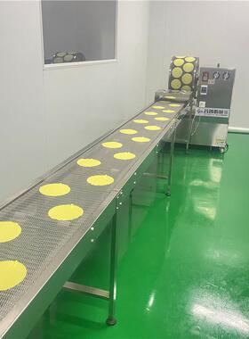 电磁加热全自动千层蛋皮机 卷煎春卷皮食品机械厂家 春卷扦子
