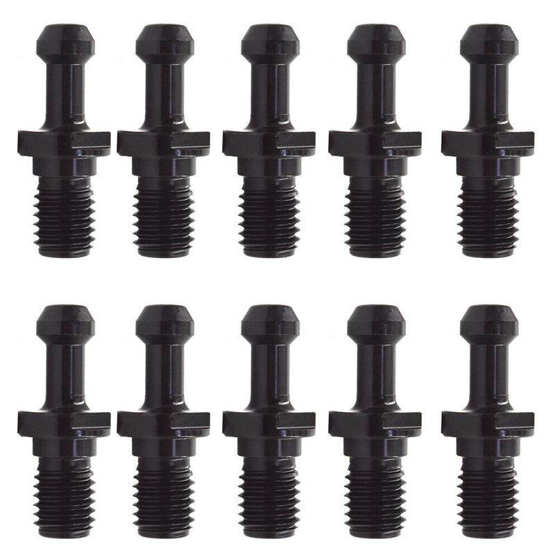 10支装CAT40-45度数控拉钉10PCS-CAT40刀柄拉钉适用于Hass机床
