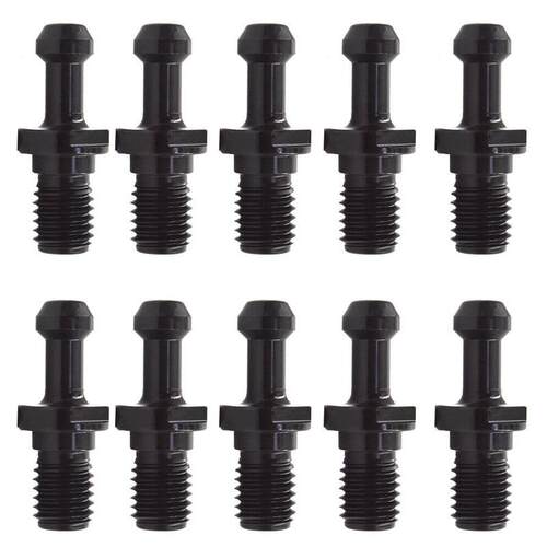 10支装CAT40-45度数控拉钉10PCS-CAT40刀柄拉钉适用于Hass机床