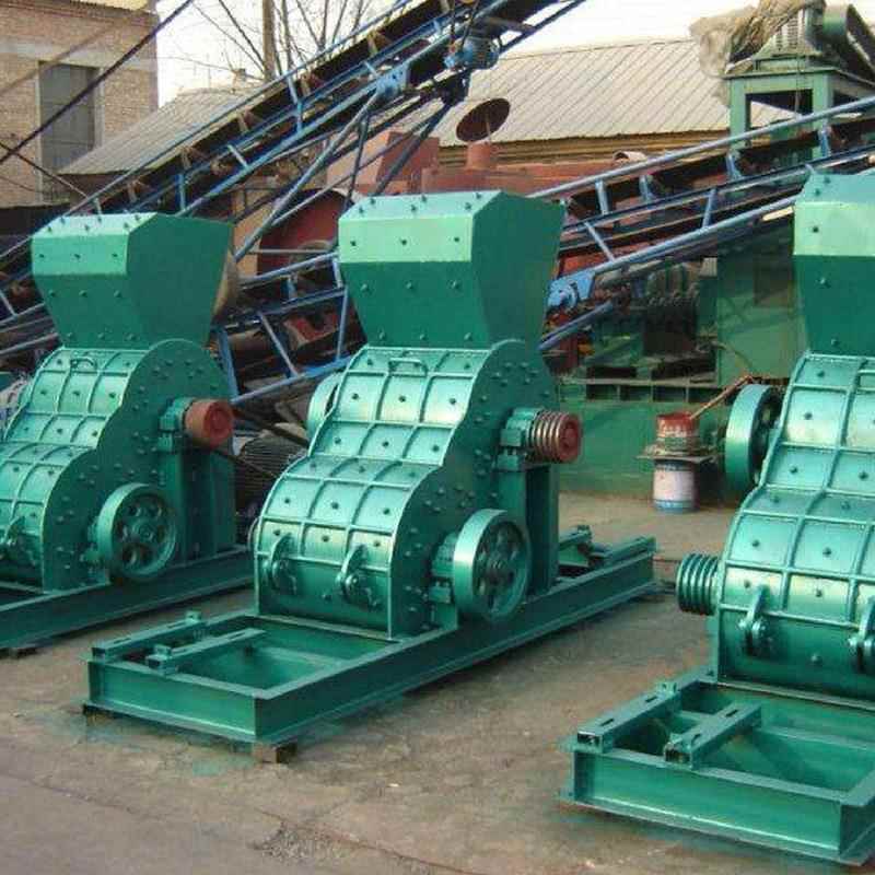 砖小型煤矸石破机碎干湿料头块双击机粉碎炉渣矿渣细碎SCF600*4制