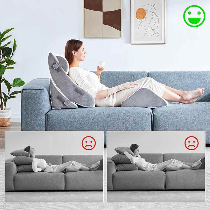 靠床上靠背垫床靠上靠垫大背枕反流食半躺护腰MSF2024-护理老人床