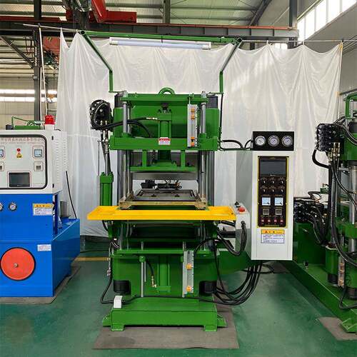 油封机四柱铸造橡胶密封件成型机真空平板硫化机全自动油封