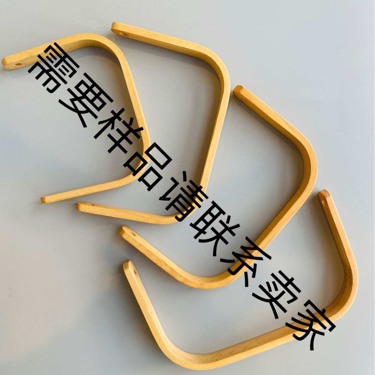 原木风半圆 方形木把手茶壶木提手拱门型茶壶把手配件陶瓷壶玻璃