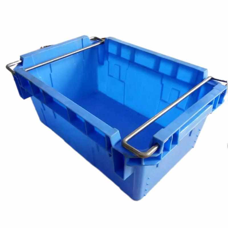 全新料多功能铁耳筐带盖塑料周转箱汽车零件水箱方形工具塑料胶框