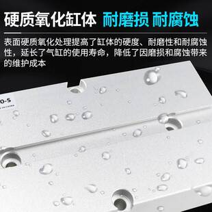 双TN轴双杆气缸小型气动气缸推力10x16x/20x2大5x32-30*50X75100S
