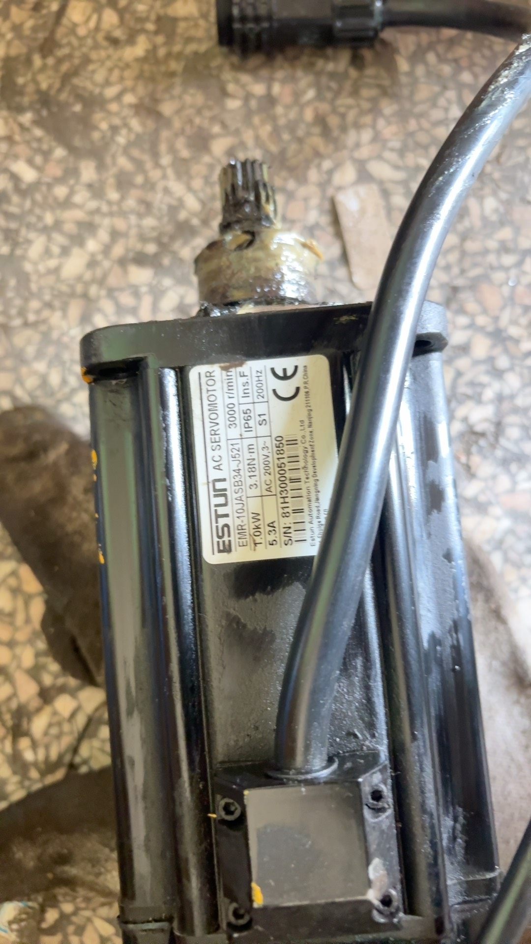 埃斯顿伺服电机EMR-10JASB24-J721、1.0KW