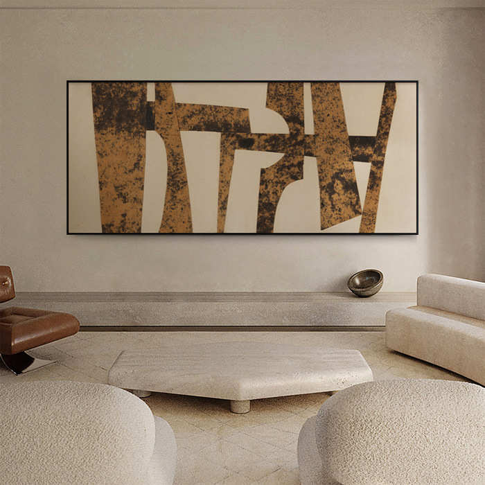 抽象画酒店寂沙发 风侘宿客厅现代民简装饰画背景简约墙然大幅