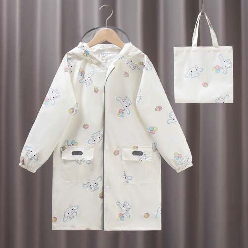 2025新款玉桂狗儿童雨衣男女童宝宝幼儿小学生防暴雨轻薄防水雨披