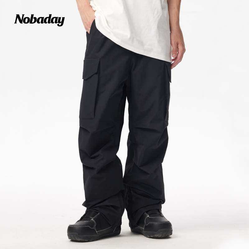 Nobaday单板滑雪裤套装专业防水男女加厚保暖外套冬季雪裤背带裤
