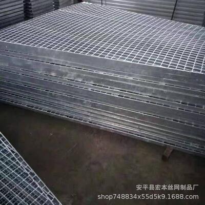 钢格栅电厂板污水处理水厂平锌台铺设热IRT镀钢格板排沟盖板厂家