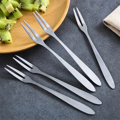 Wholesale Creative Stainless Steel Fruit Forks, Ice Cream Fo