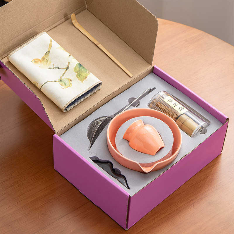 抹茶7件套茶具套装茶筅抹茶碗百本立茶筅立茶拨整套彩盒新款日式,餐饮具,茶具礼盒,淘宝优惠券,粉丝福利购,淘宝优惠卷