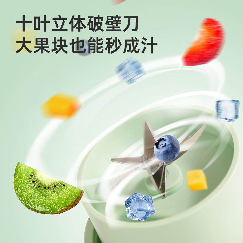 新款直销新款网红大容量榨汁吨吨杯家用便携式电动果汁机宿舍户外