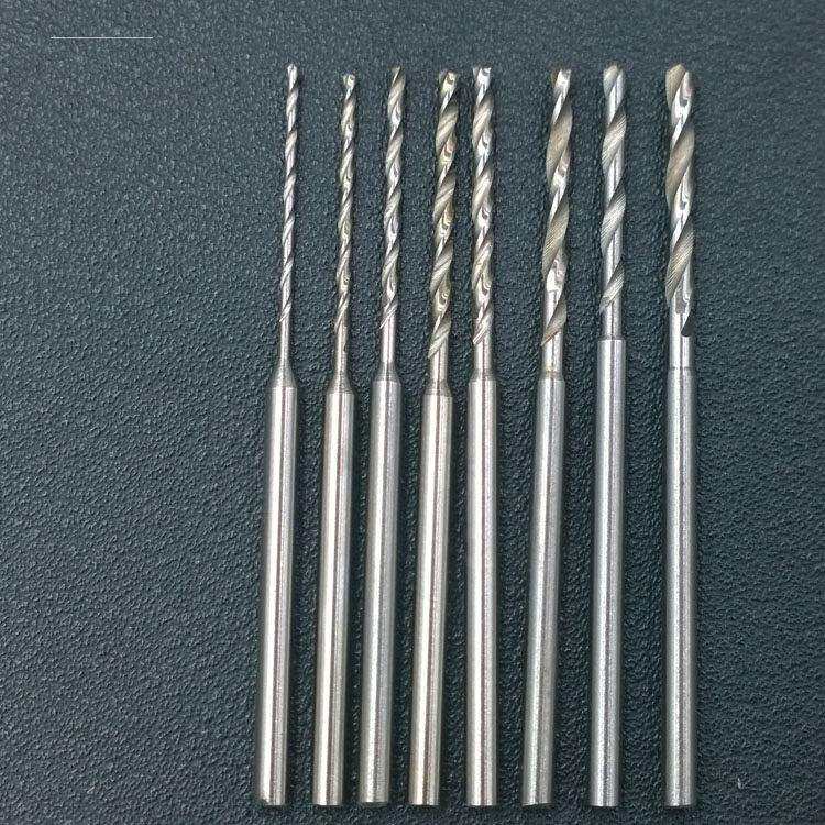 2.35mm柄定柄加长麻花钻头木工打孔针核雕琥珀蜜蜡橄榄核打眼针