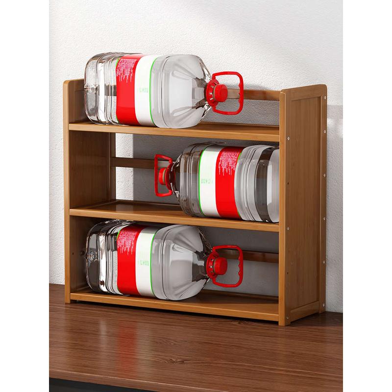 实木书架桌面置物架客厅简易书桌收纳多层架子办公室桌上小型书柜