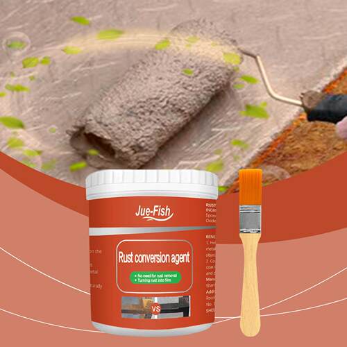 Jue-Fish Multi-Purpose Rust-Preventive Paint, Metal Rust-Pre