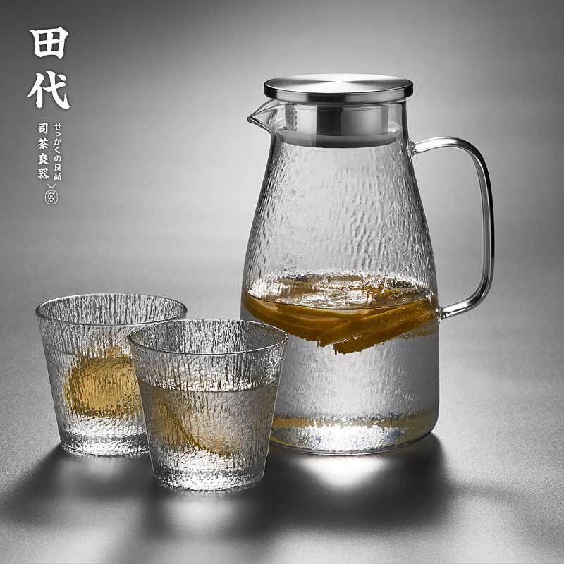 玻璃冷水壶耐高温防爆冷水瓶凉白开 水家用水杯果汁壶套装冷水壶